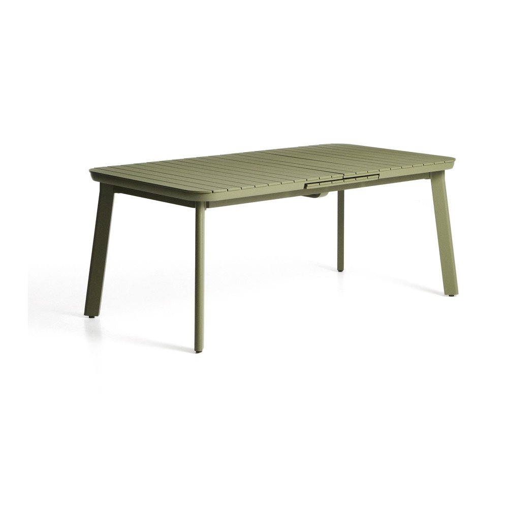 Fém kerti étkezőasztal 100x185 cm Izola – Kave Home