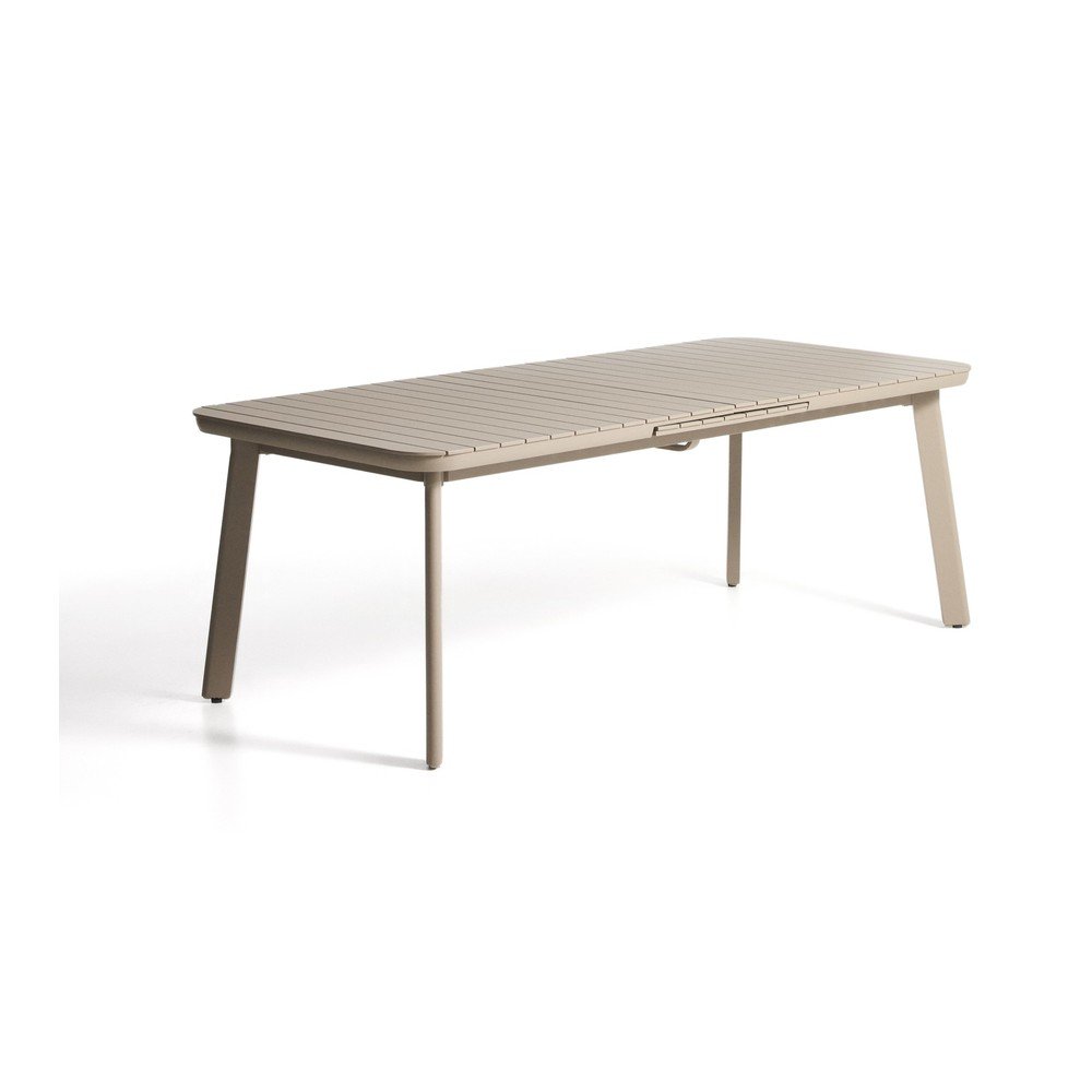 Fém kerti étkezőasztal 100x220 cm Izola – Kave Home