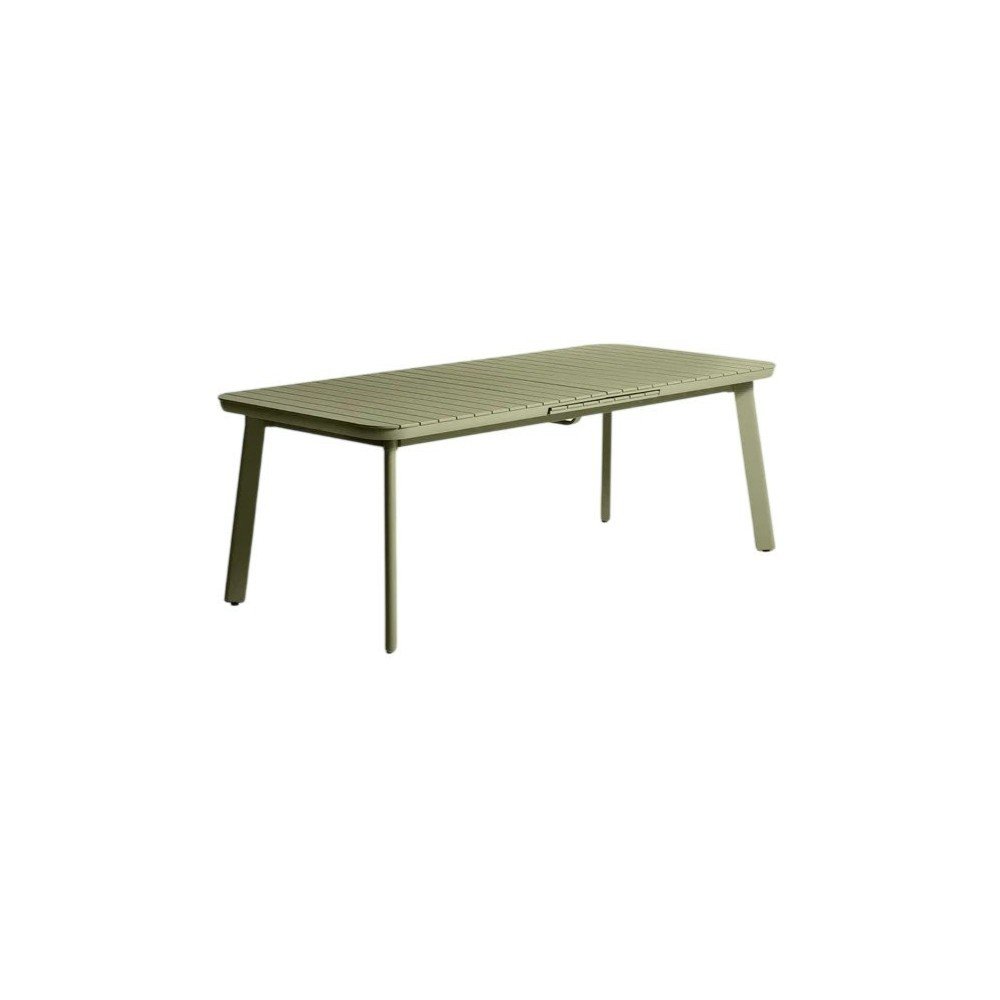Fém kerti étkezőasztal 100x220 cm Izola – Kave Home