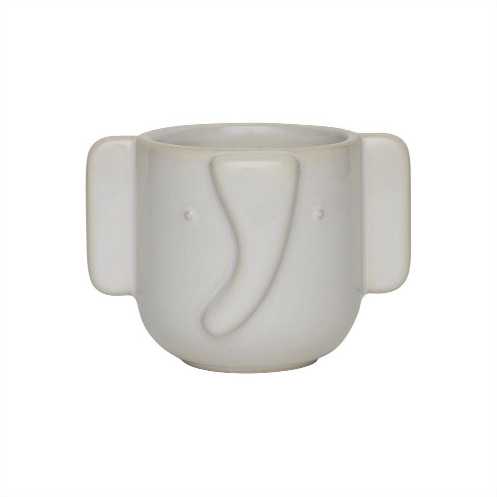 Kőedény kézzel készített kaspó ø 9 cm Elephant – OYOY Mini