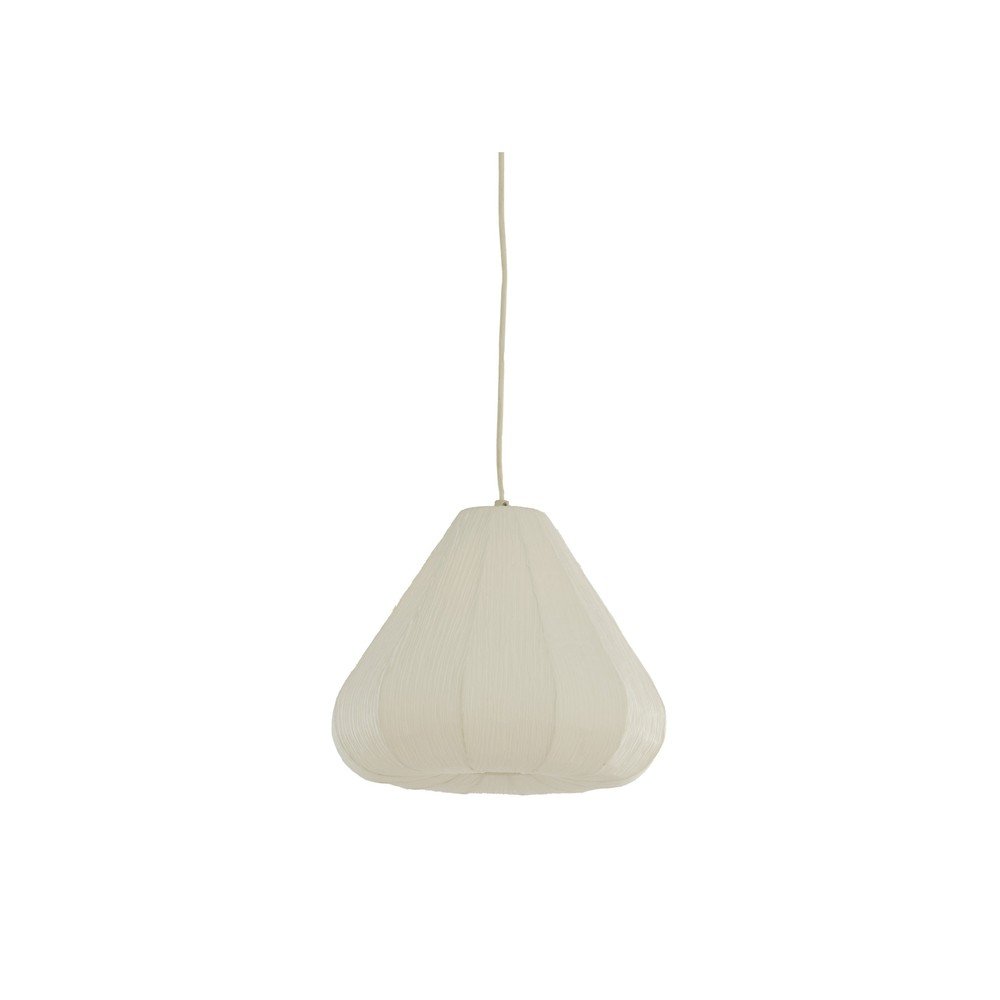 Krémszínű függőlámpa papír búrával ø 10 cm Sarella – Light & Living