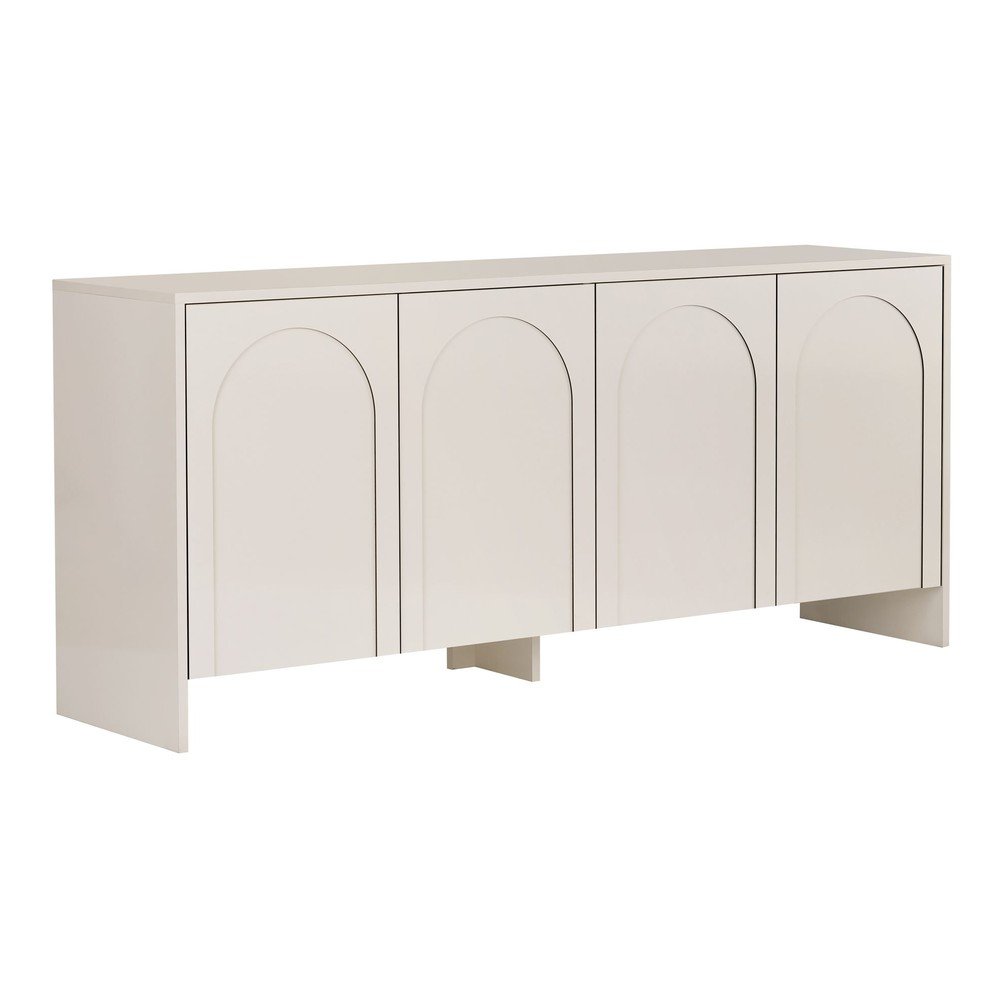 Krémszínű komód 180x80x45 cm Arlen  – Kalune Design