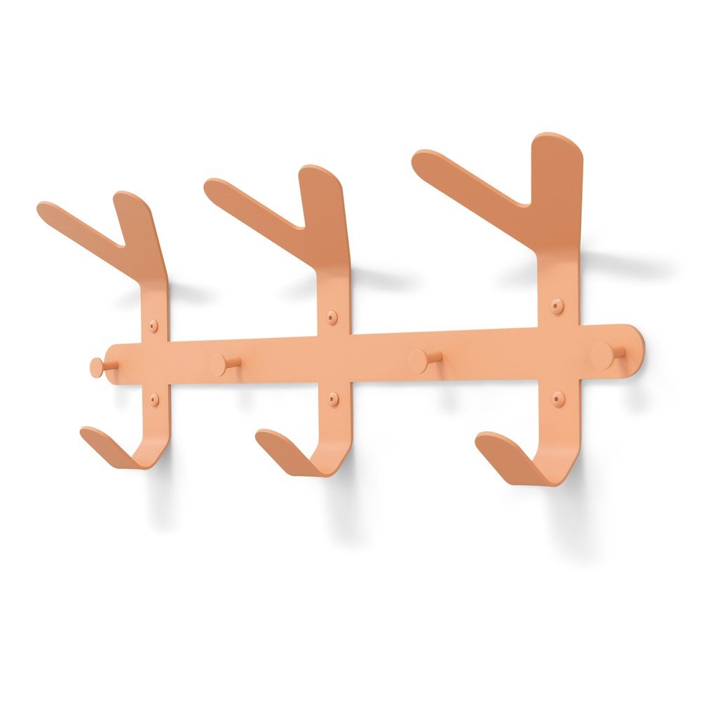 Lazacszínű acél fali fogas 66 cm Frondo – Spinder Design