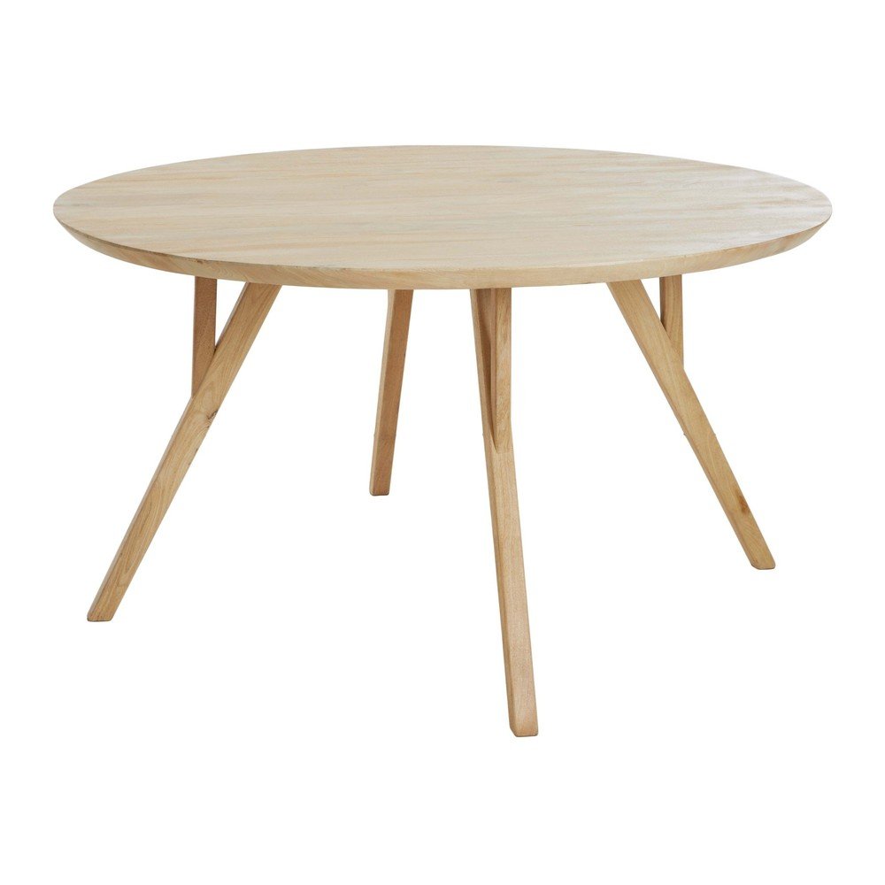 Mangófa kerek étkezőasztal ø 140 cm Quenza – Light & Living