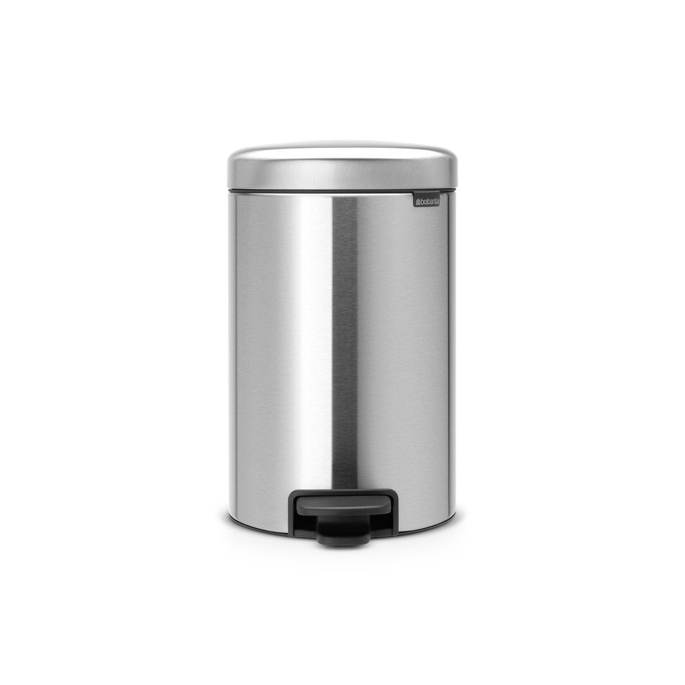 Matt ezüstszínű acél pedálos szemetes 12 l NewIcon – Brabantia