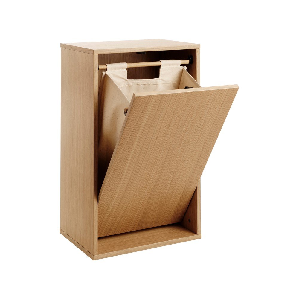 Natúr színű fali szennyeskosár Laundry Box – ReCollector