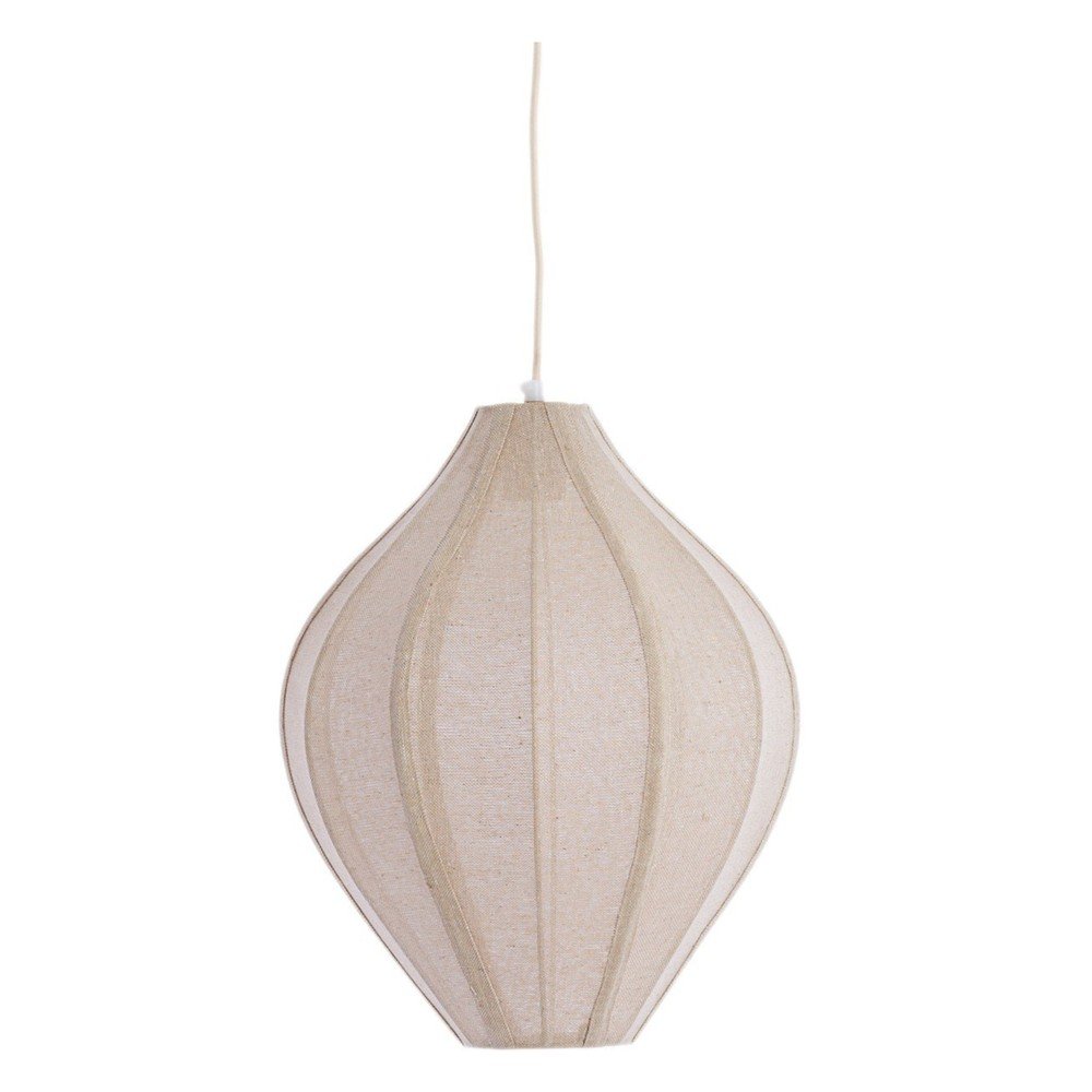 Natúr színű függőlámpa textil búrával Pasto – Light & Living