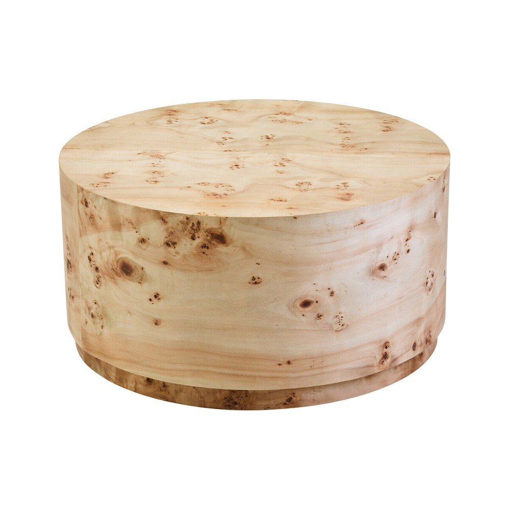 Natúr színű kerek dohányzóasztal ø 80 cm Mota – Premier Housewares