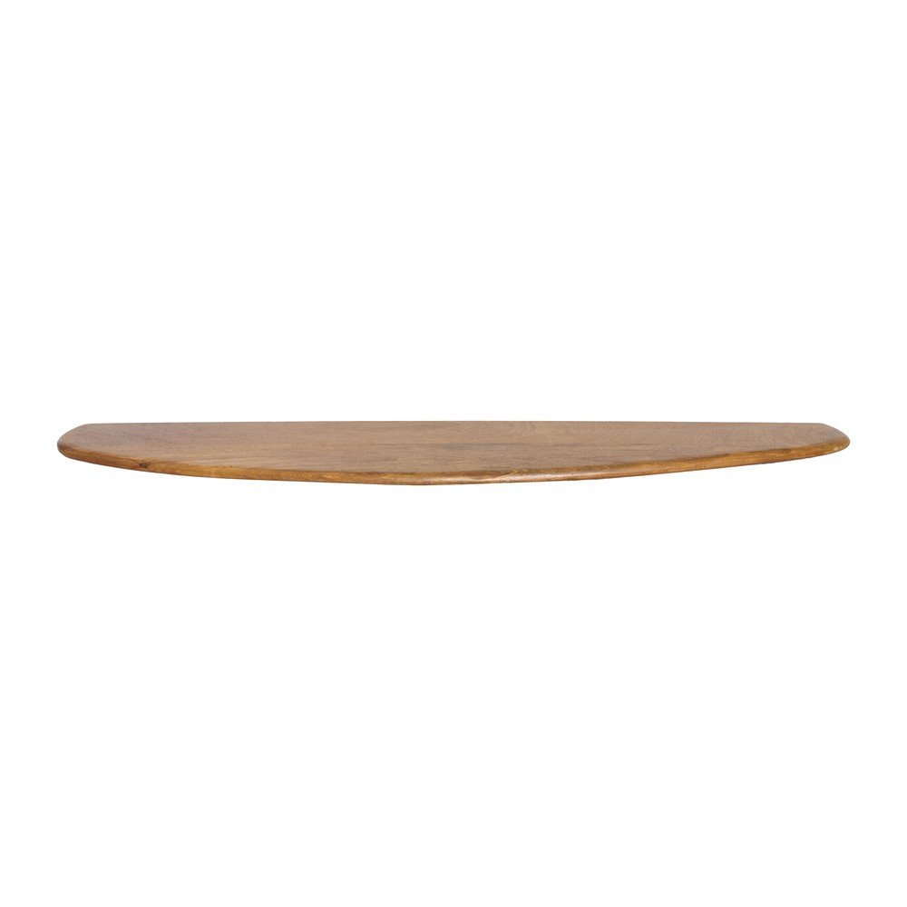 Natúr színű mangófa fali polc 80 cm Ginosu – Light & Living