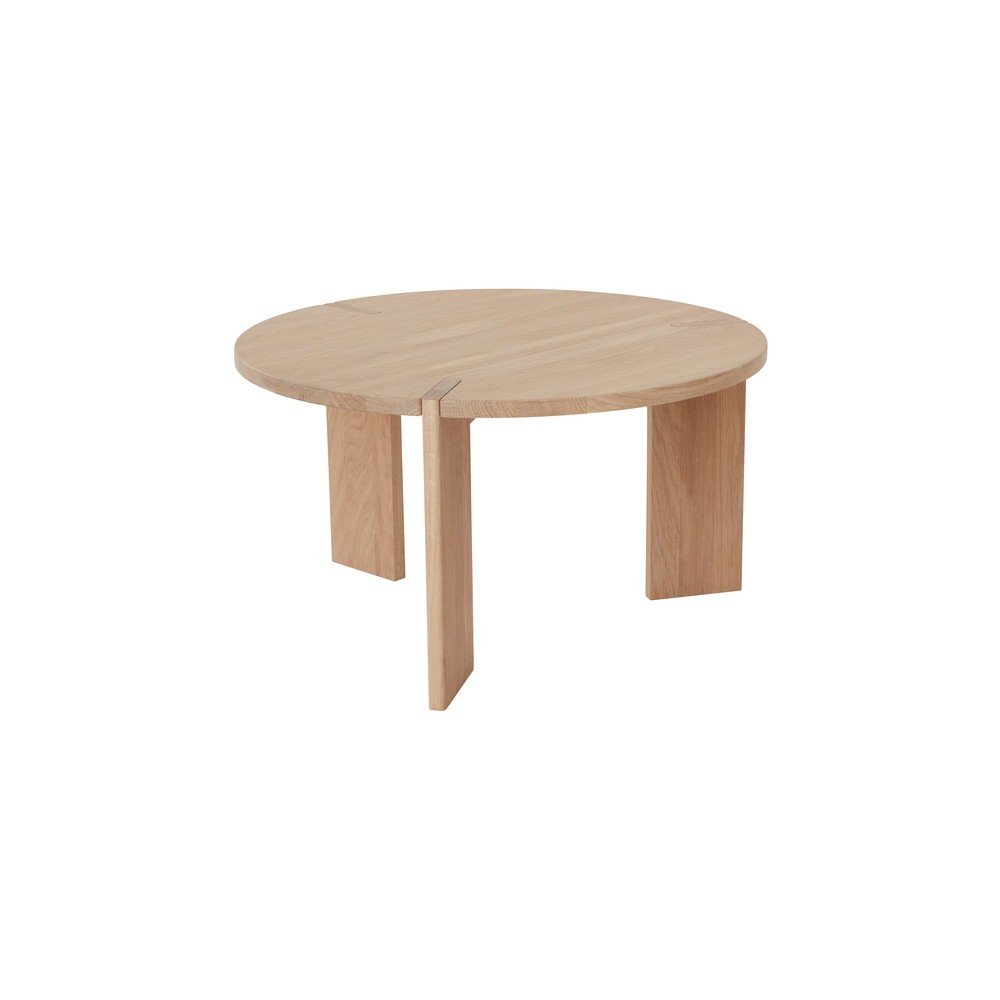 Natúr színű tölgyfa kerek dohányzóasztal ø 65 cm Oy – OYOY Living Design