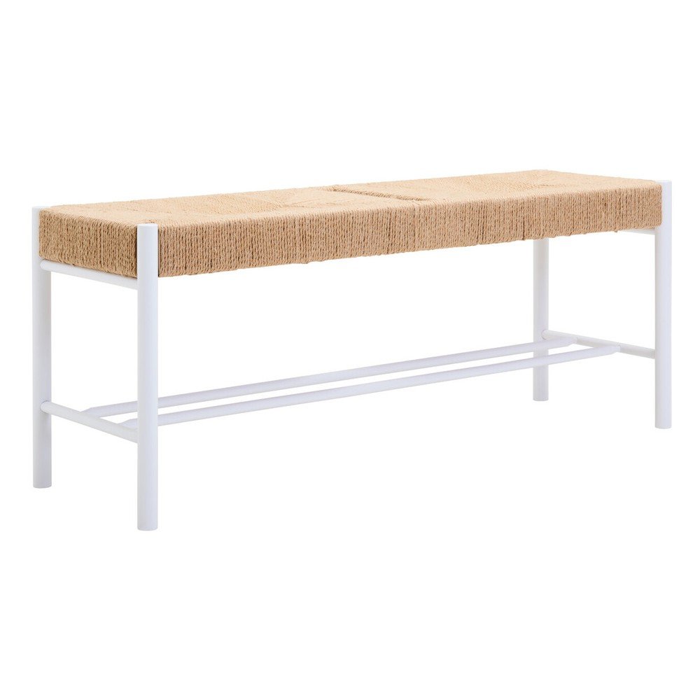 Natúr színű tömörfa pad Bandar – Premier Housewares