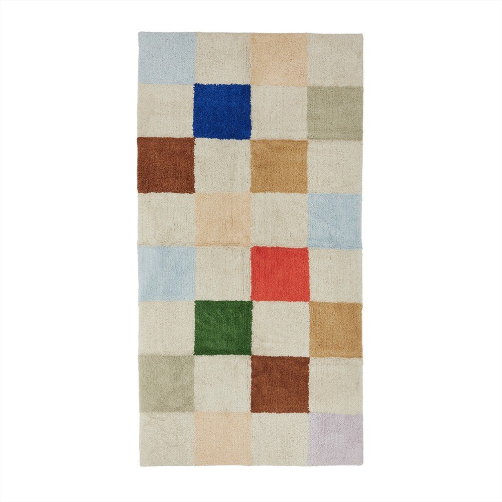 Pamut gyerek szőnyeg 84x168 cm Chess – OYOY Mini