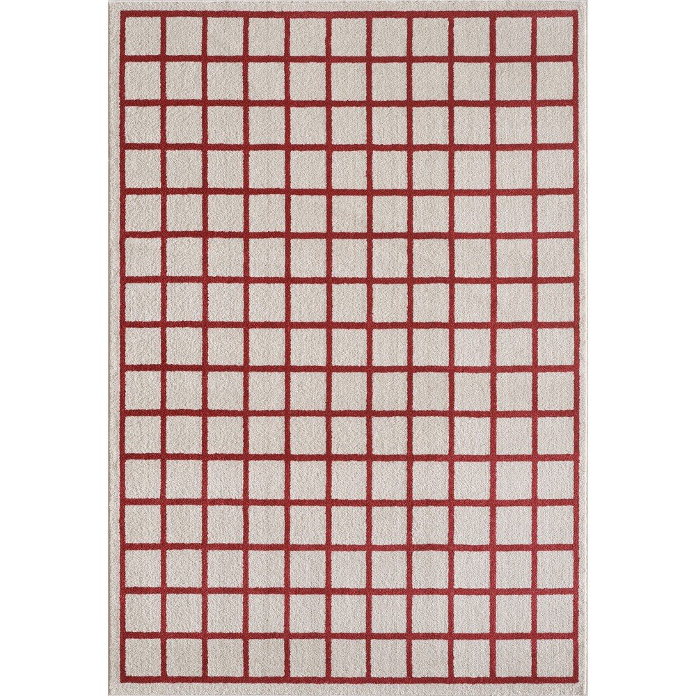 Piros-bézs szőnyeg 160x230 cm Picnic – ESTE