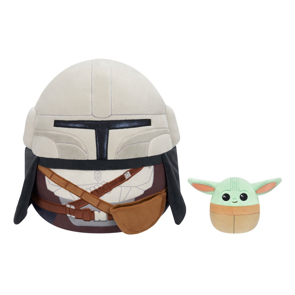 Plüssjáték Mandalorian & Grogu – SQUISHMALLOWS