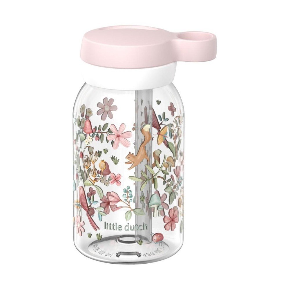 Rózsaszín műanyag gyerek ivópalack 450 ml Fairy Wonders by Little Dutch – Mepal