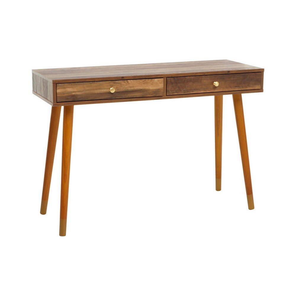 Sötét natúr színű konzolasztal 39x110 cm Frida – Premier Housewares