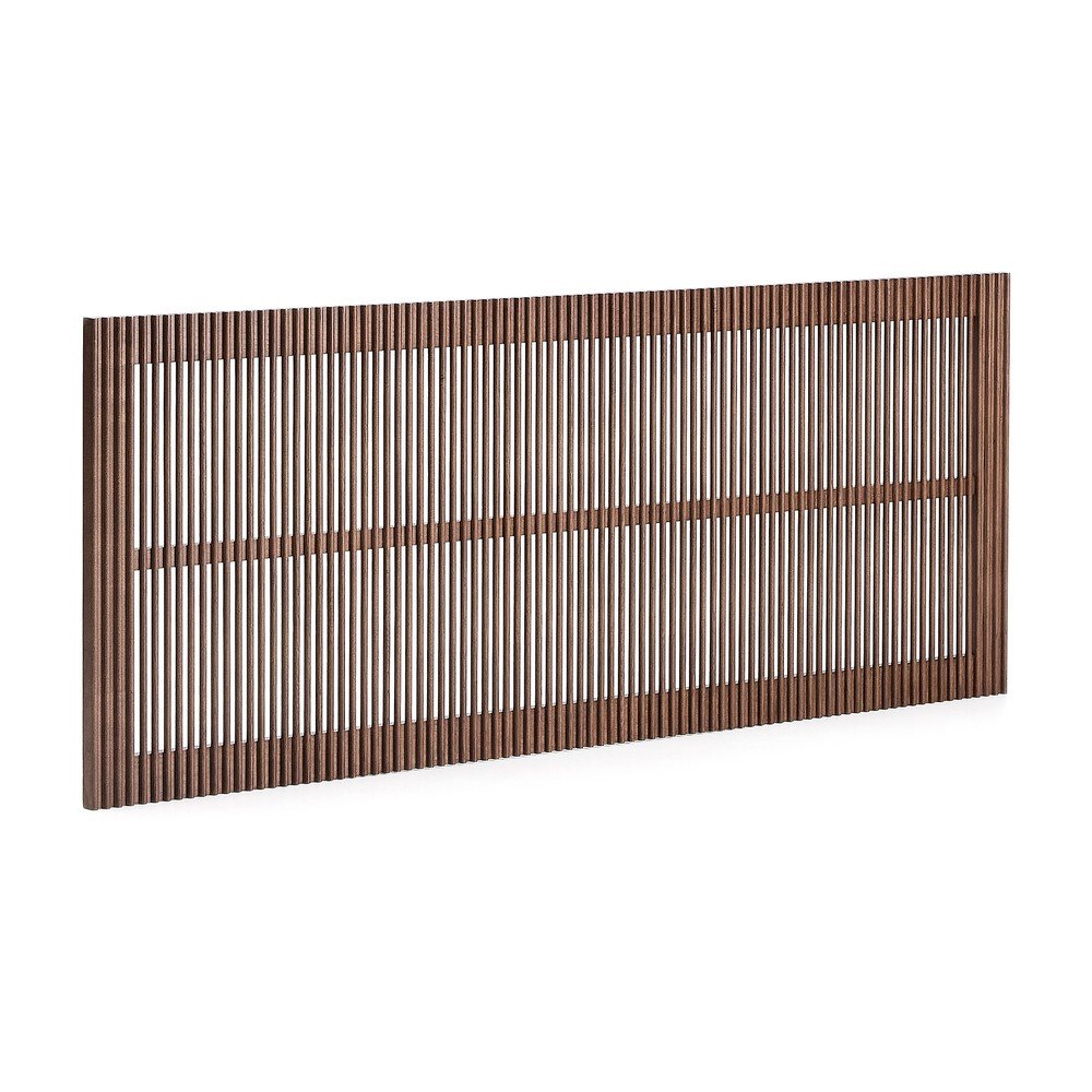 Sötét natúr színű kőrisfa ágytámla 175x70 cm Beyla – Kave Home