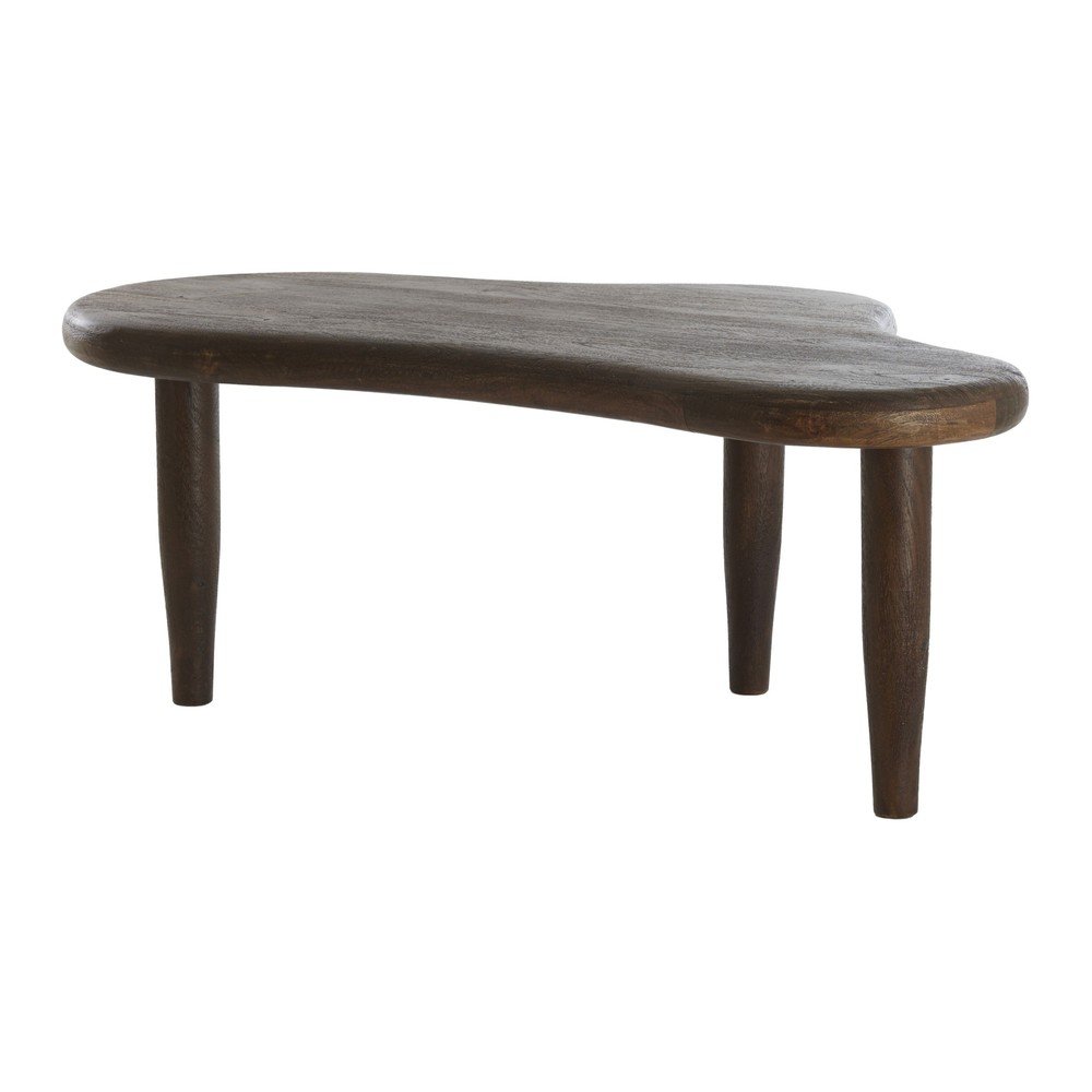 Sötét natúr színű mangófa dohányzóasztal 64x102 cm Canzo – Light & Living