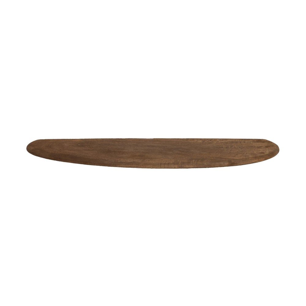 Sötét natúr színű mangófa fali polc 49 cm Ginosu – Light & Living
