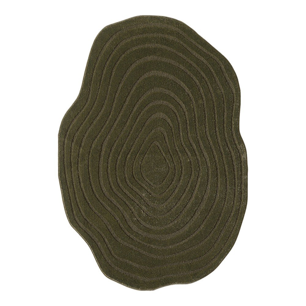 Sötétzöld szőnyeg 160x230 cm Pebble – ESTE