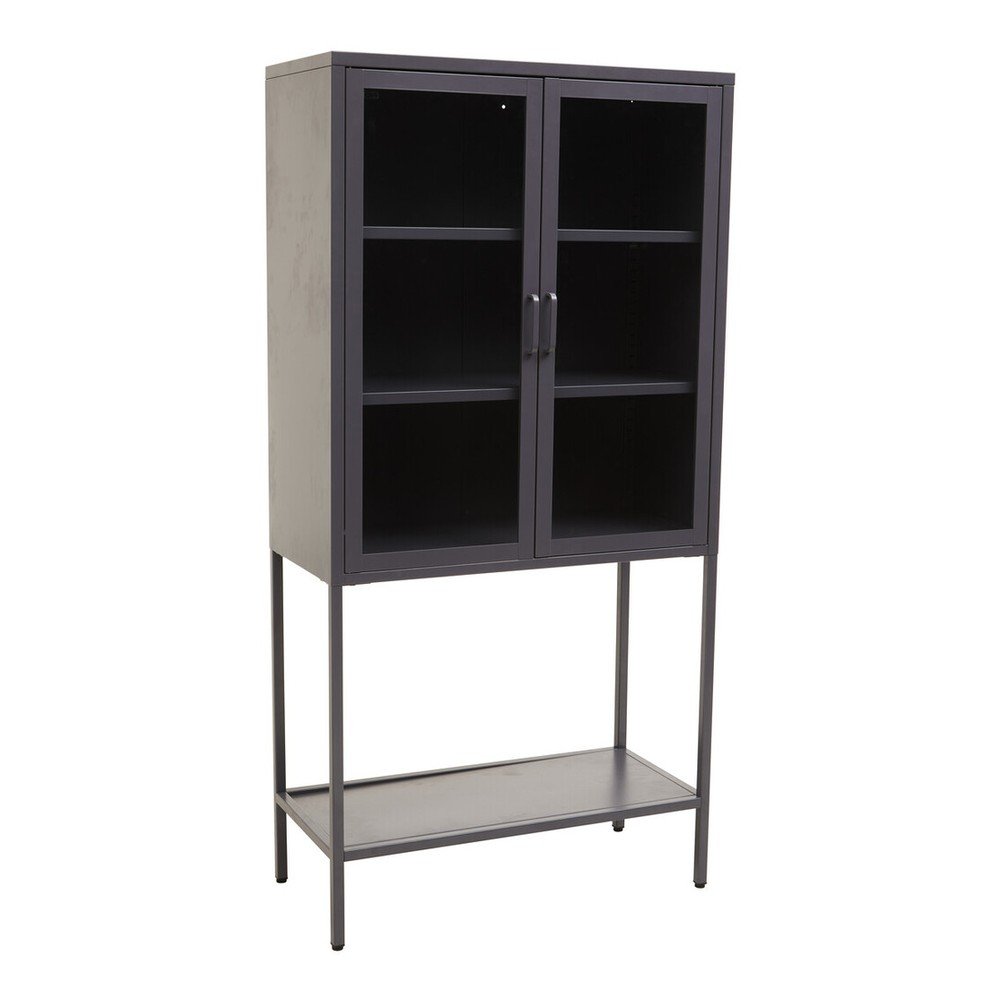 Szürke acél tálalószekrény 75x150x35 cm Acier – Premier Housewares