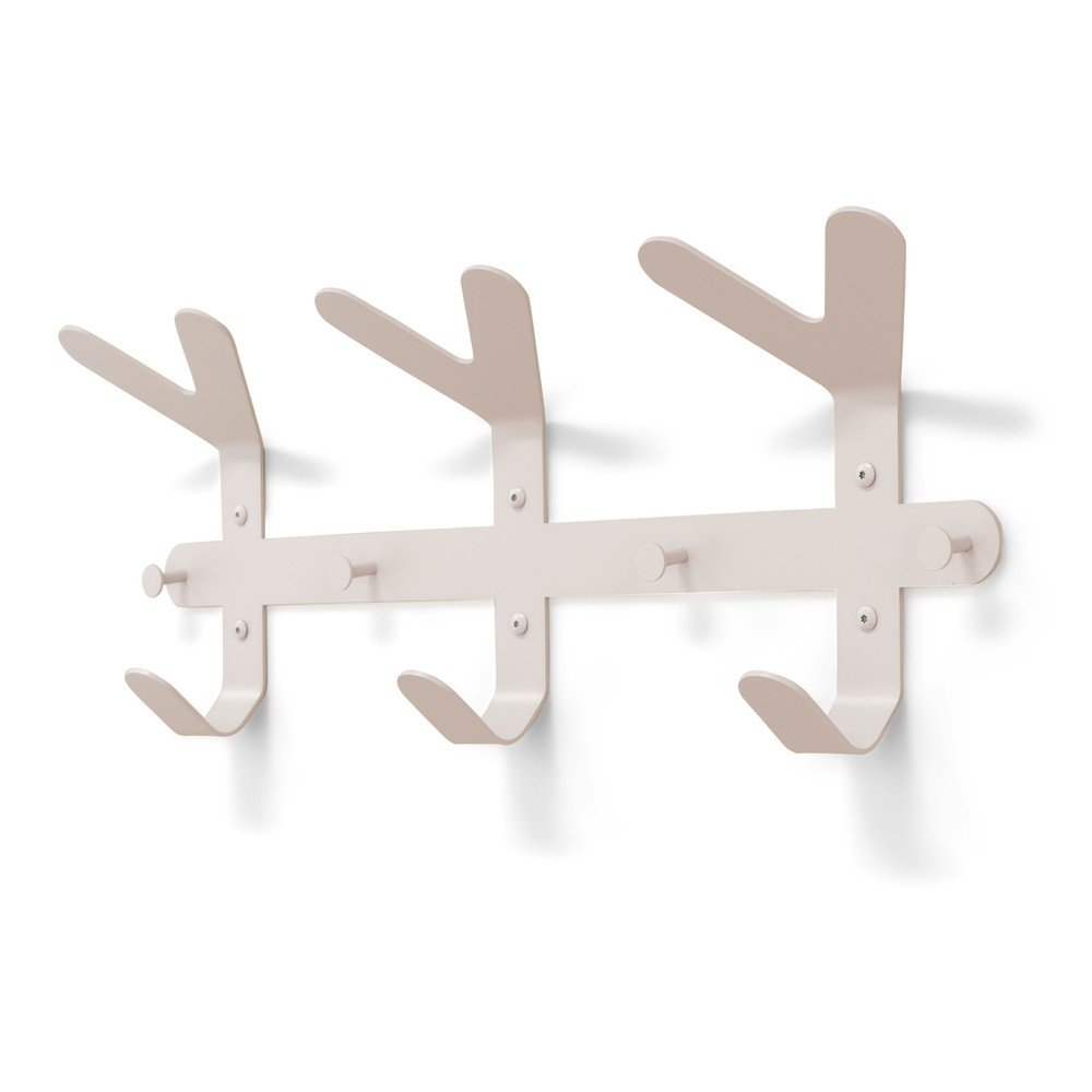 Szürkésbarna acél fali fogas 66 cm Frondo – Spinder Design