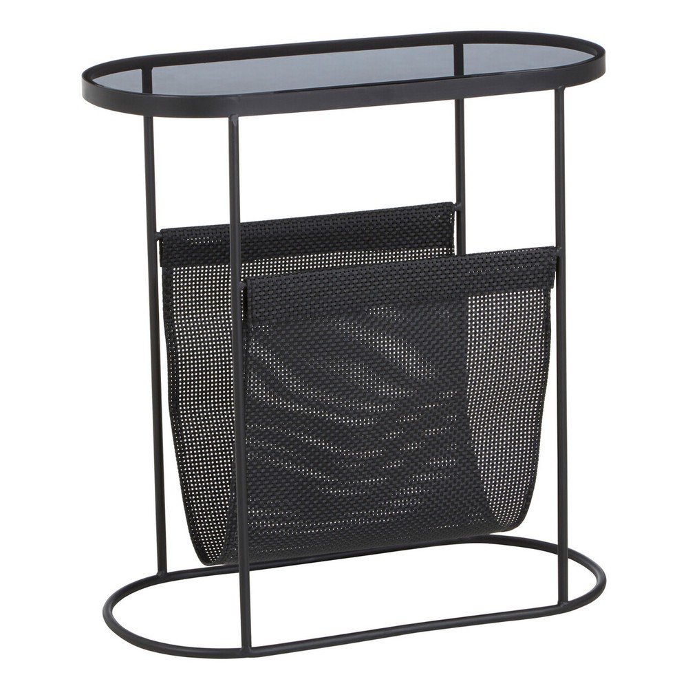 Tárolóasztal üveg asztallappal 25x54 cm Trento – Premier Housewares