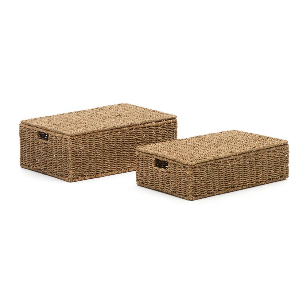 Tengerifű tárolókosár szett 2 db-os 40x60x21 cm Tossa – Kave Home