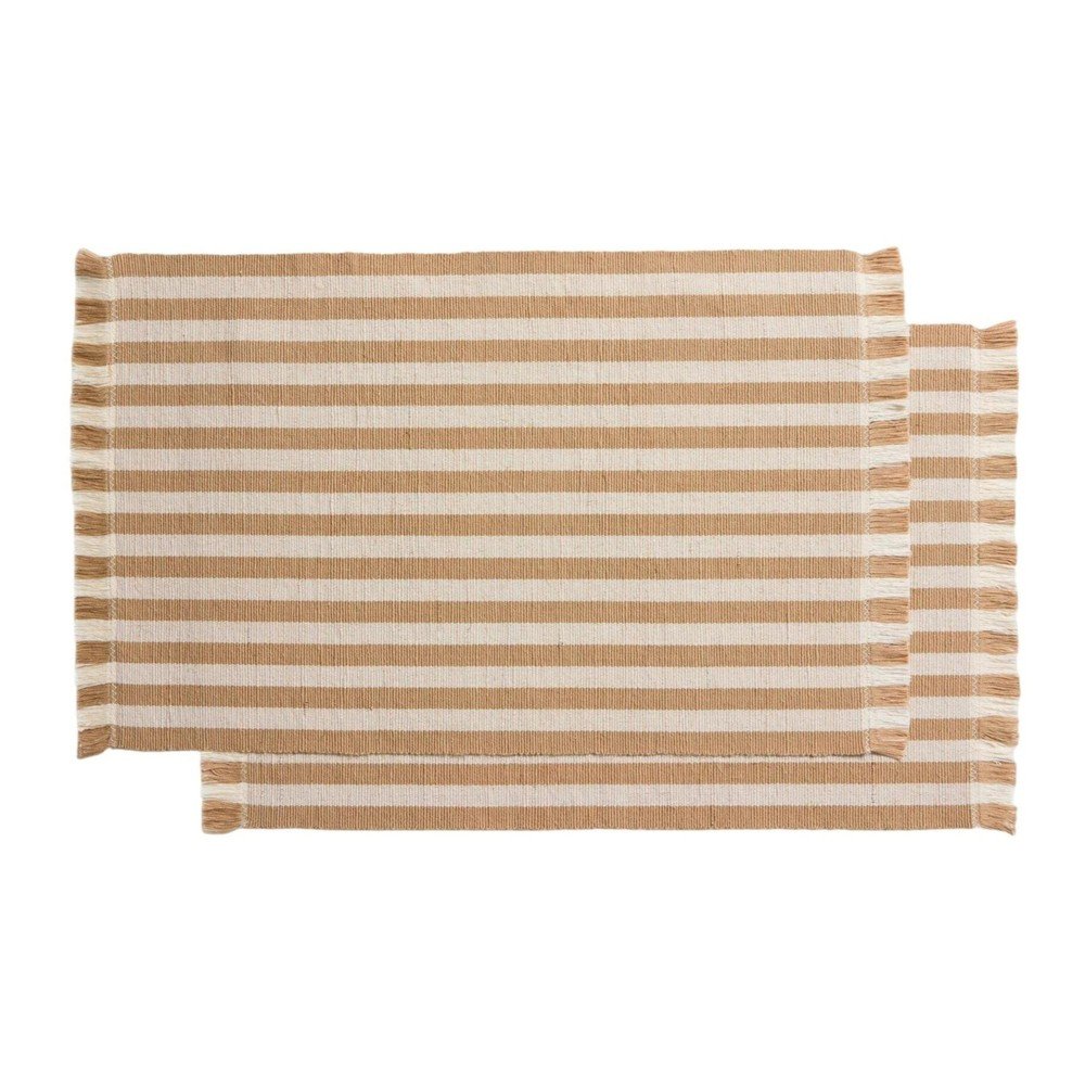 Textil-juta tányéralátét szett 2 db-os 35x50 cm Daltan – Kave Home
