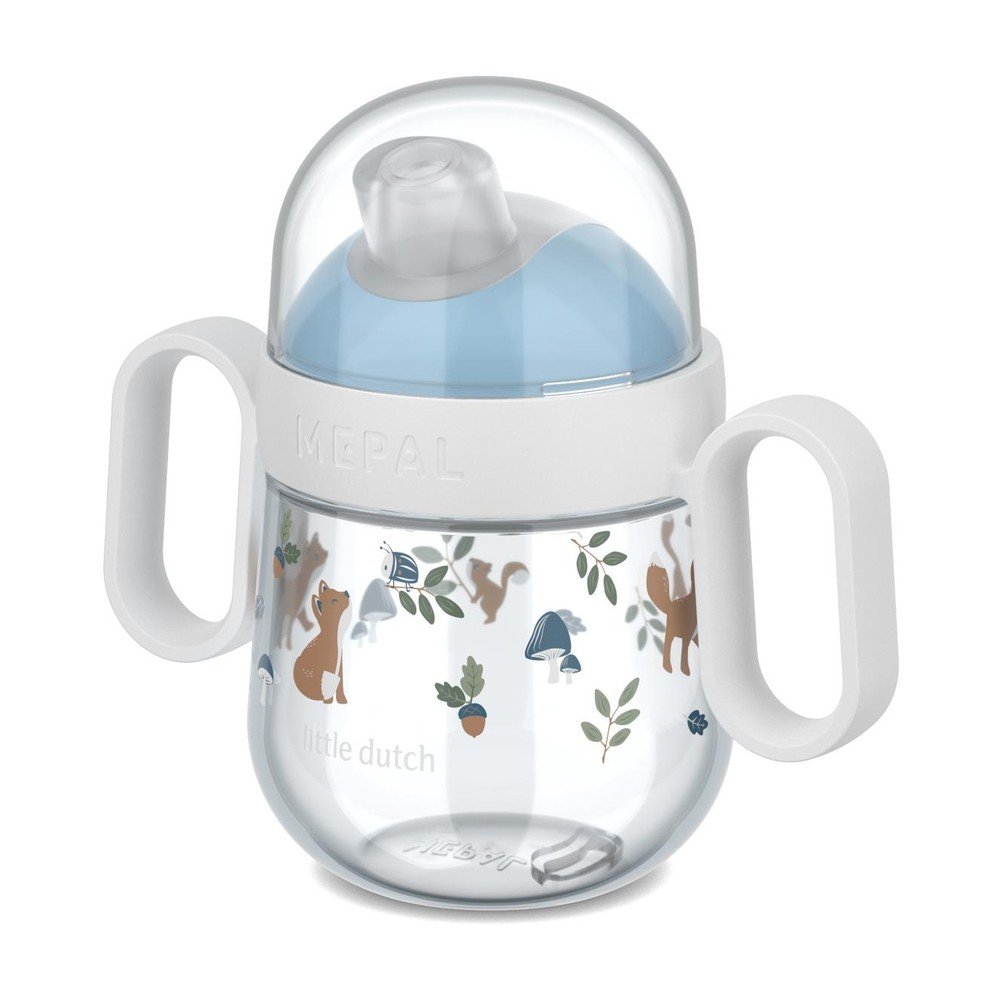 Világoskék műanyag gyerek bögre 200 ml Forest Friends by Little Dutch – Mepal