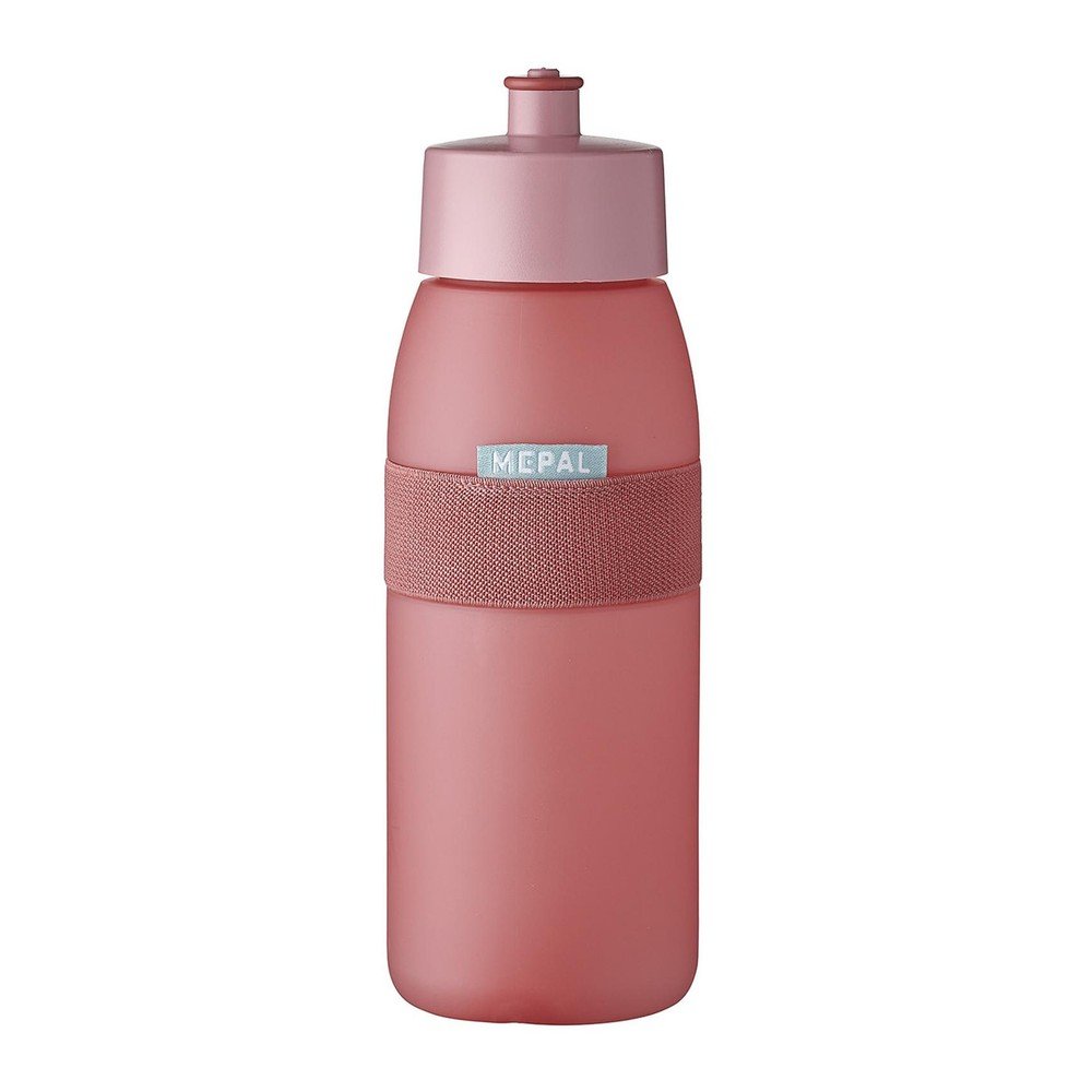 Világospiros műanyag ivópalack 500 ml Ellipse – Mepal