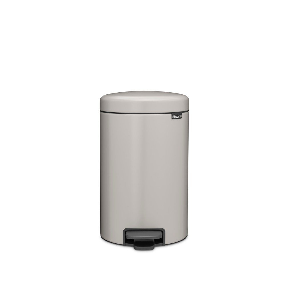 Világosszürke acél pedálos szemetes 12 l NewIcon – Brabantia