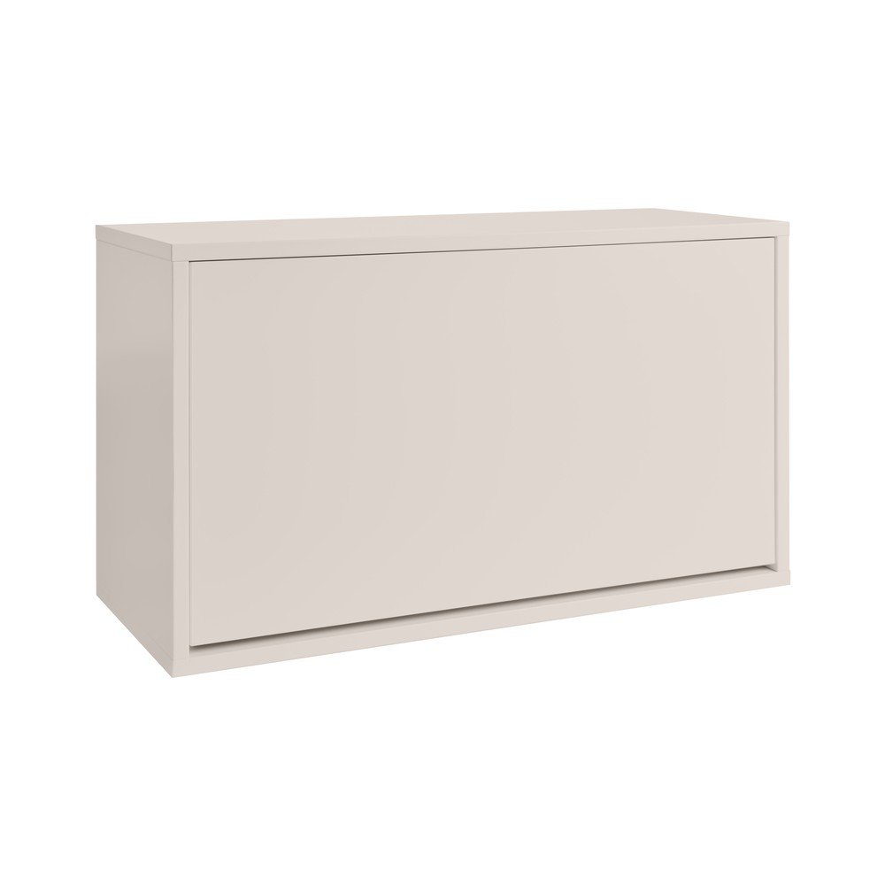 Világosszürke billenő ajtós-függő cipőtartó 70x30x40 cm – ReCollector