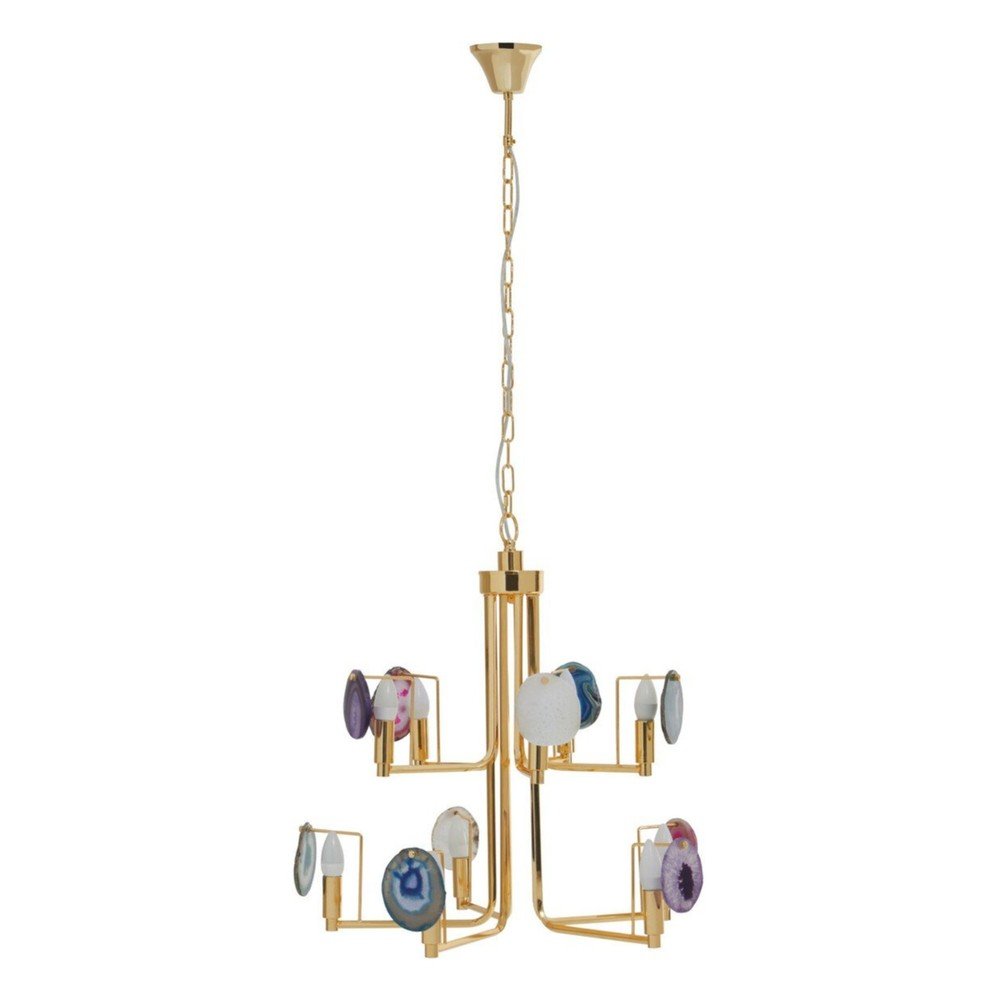 Aranyszínű fém függőlámpa Glamour – Premier Housewares