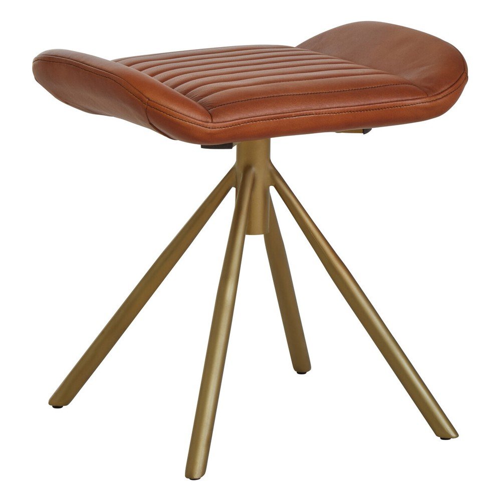 Barna bőr lábtartó Buffalo – Premier Housewares