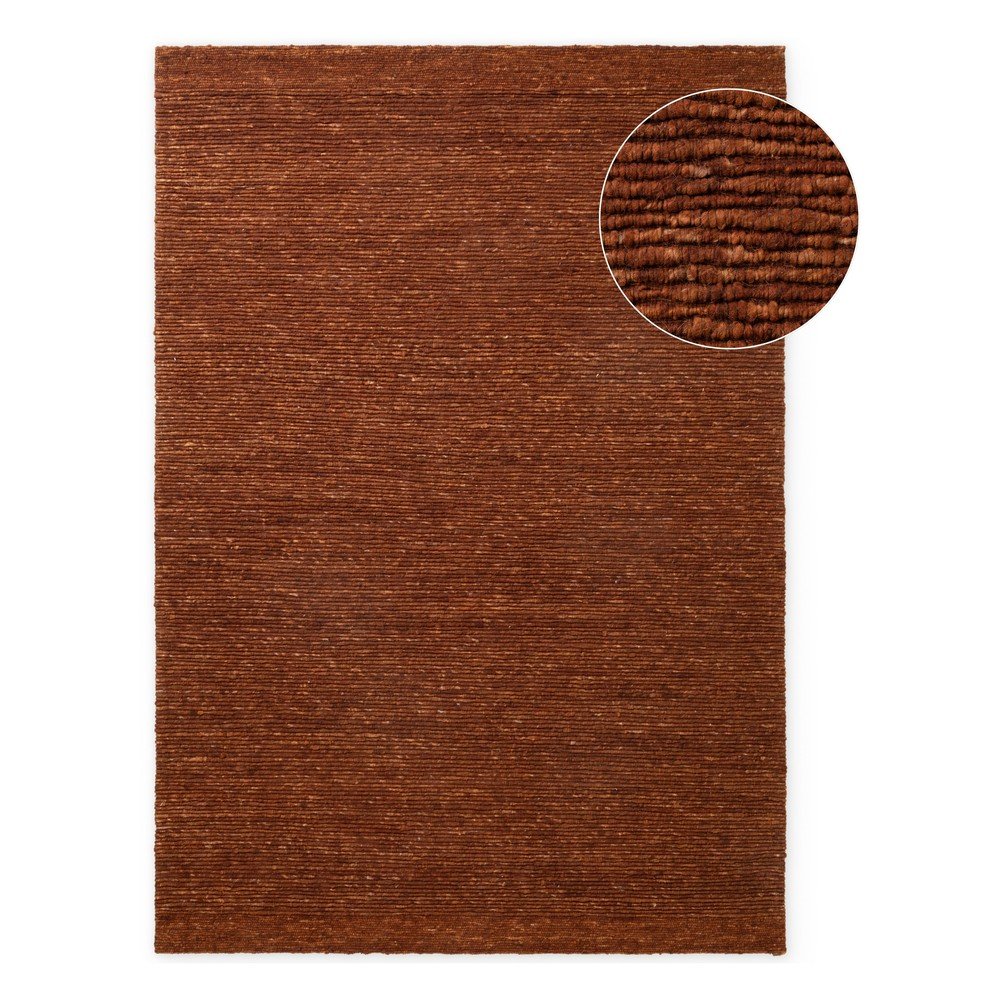 Barna kézi szövésű gyapjú szőnyeg 120x170 cm Bexley Woolwich – Ted Baker