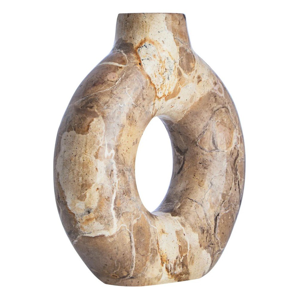 Barna márvány váza (magasság 20 cm) Santino – Premier Housewares