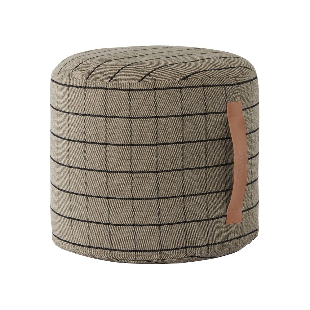 Bézs babzsákfotel Grid – OYOY Living Design