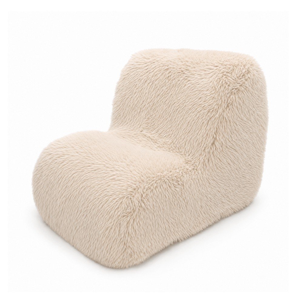 Bézs gyerek fotel Mammoth – Meowbaby