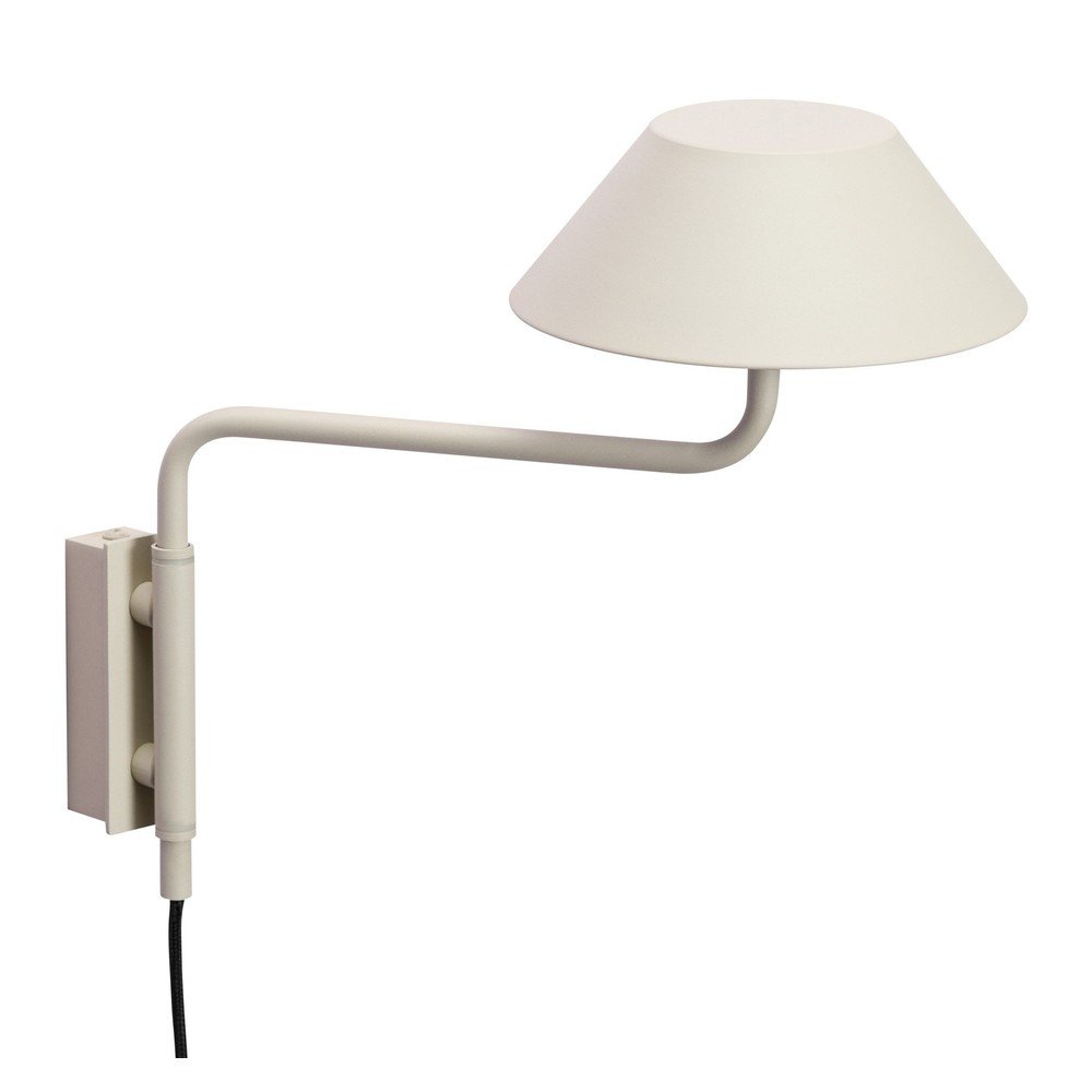 Bézs konnektorhoz csatlakoztatható fém LED dimmelhető fali lámpa ø 30 cm Cover – Hübsch