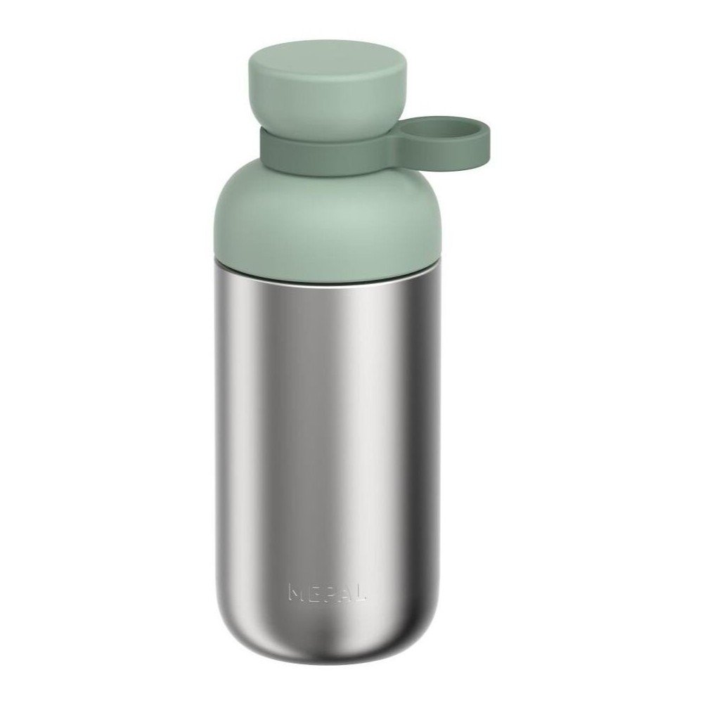 Ezüstszínű-zsályaszínű rozsdamentes acél ivópalack 500 ml Vita – Mepal