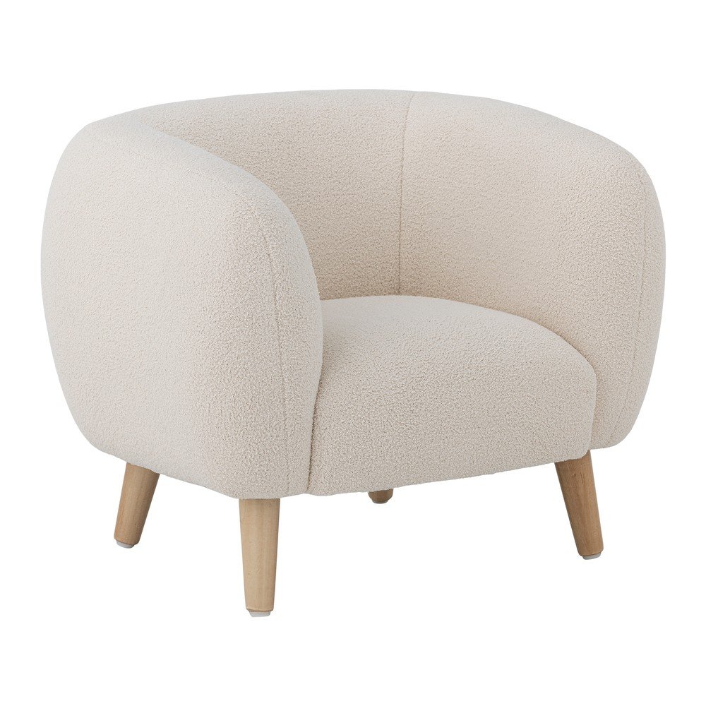 Fehér buklé gyerek fotel Cade – Bloomingville Mini