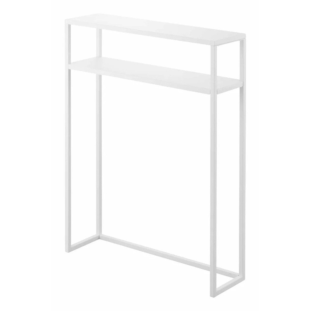 Fehér fém konzolasztal 18x60 cm Tower – YAMAZAKI
