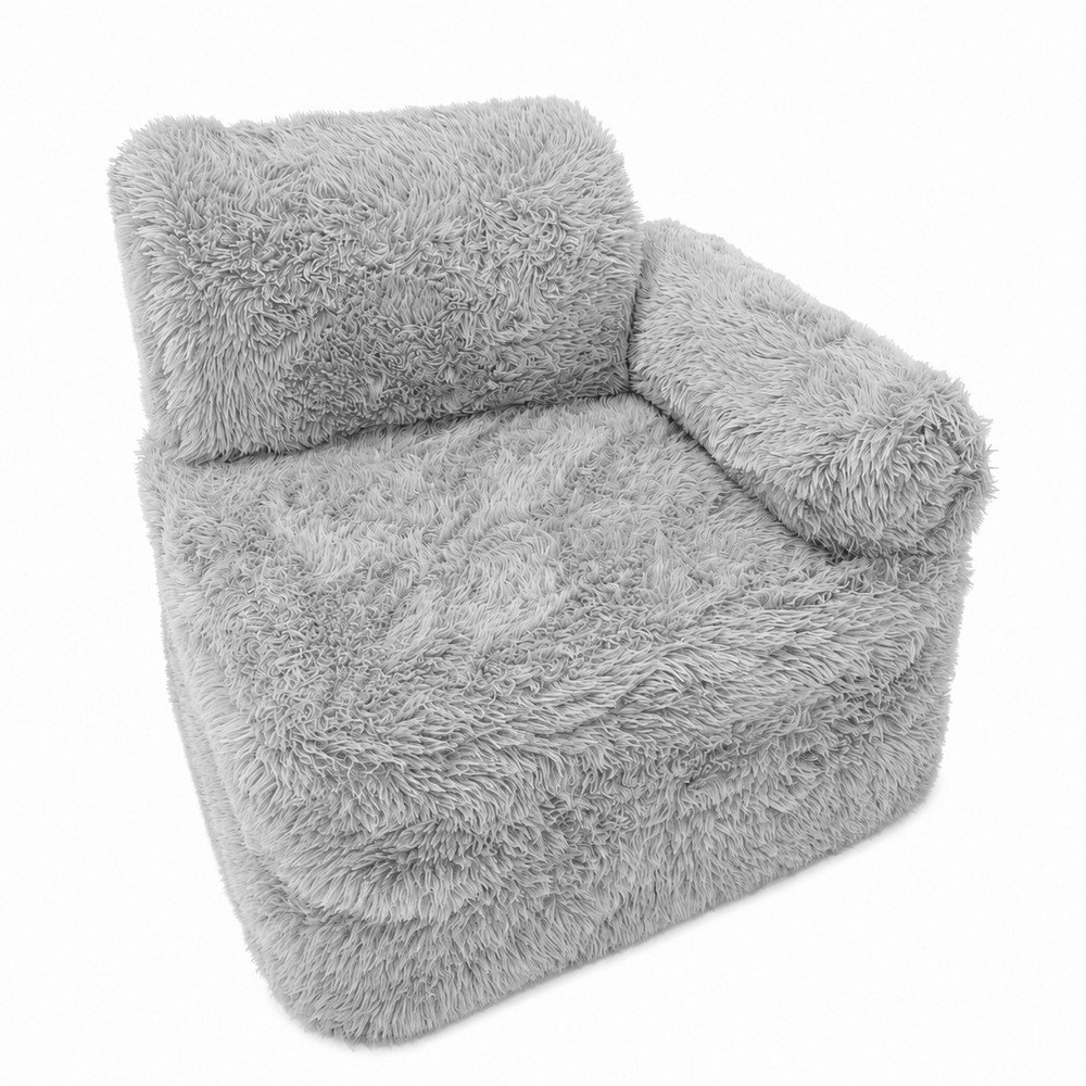 Fehér gyerek fotel Mammoth – Meowbaby