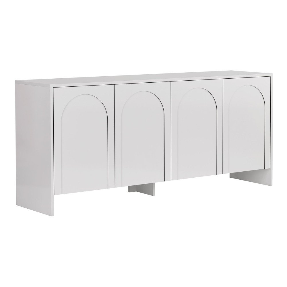 Fehér komód 180x80x45 cm Arlen  – Kalune Design