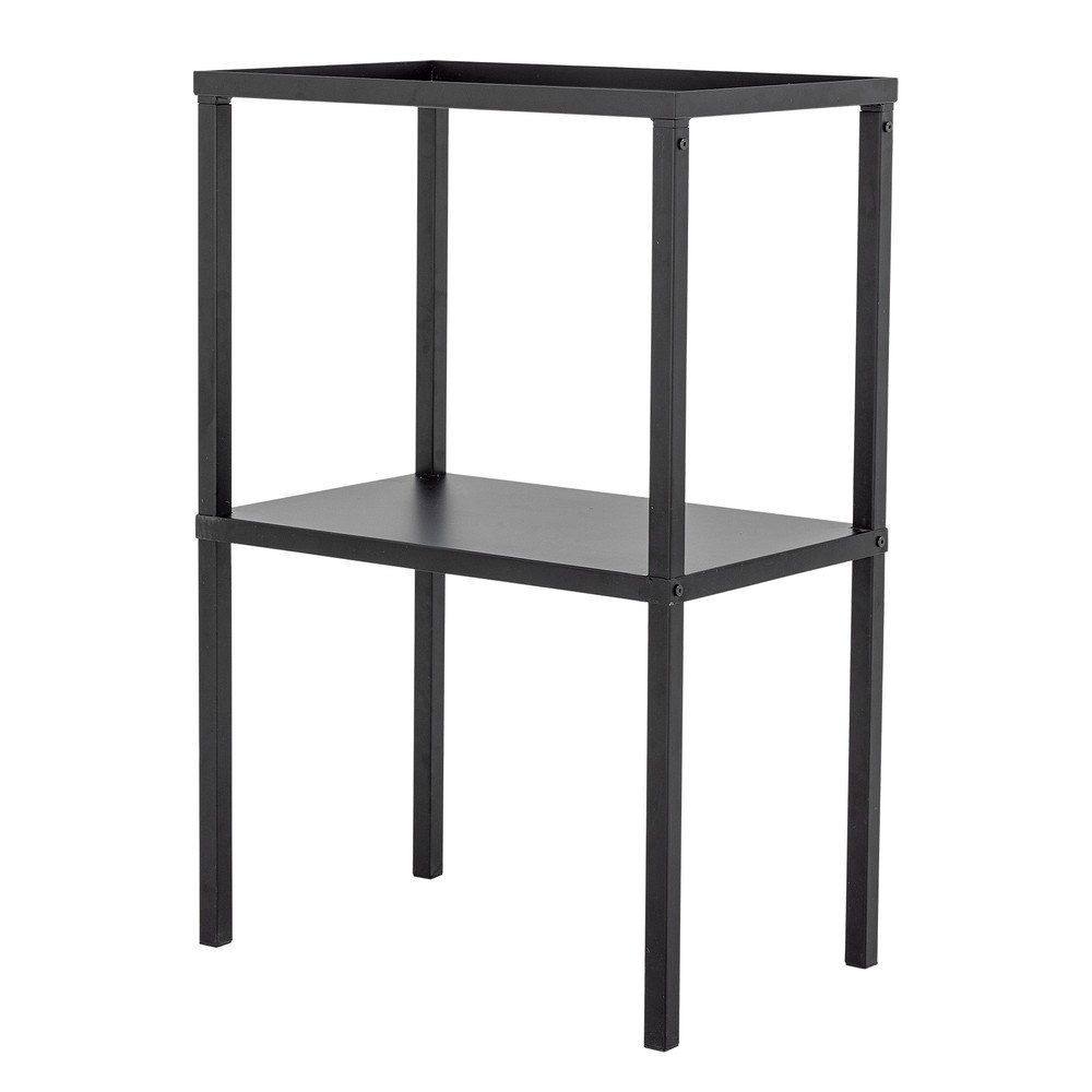 Fekete fém polcos állvány 59x90x38 cm Loups – Bloomingville