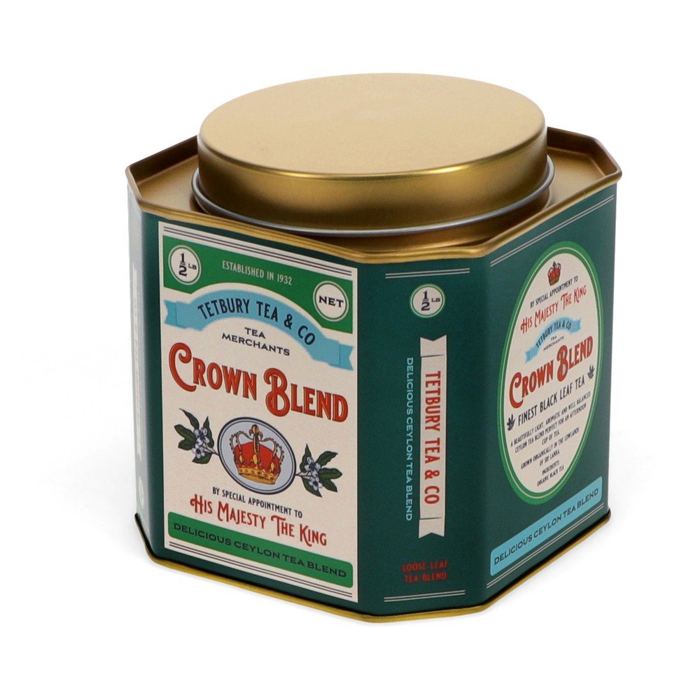 Fém teatartó doboz Crown Blend – Rex London