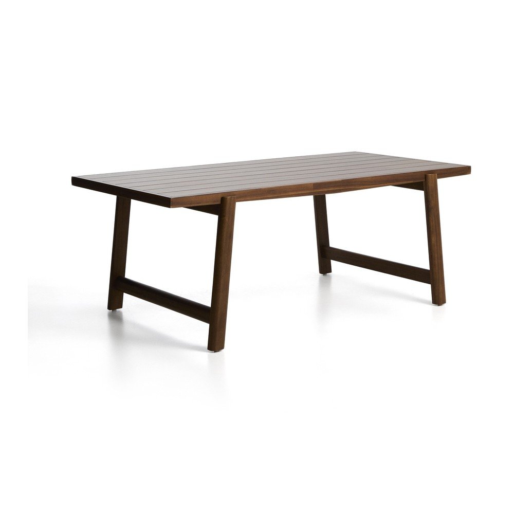 Kerti étkezőasztal akácfa asztallappal 100x200 cm Itani – Kave Home