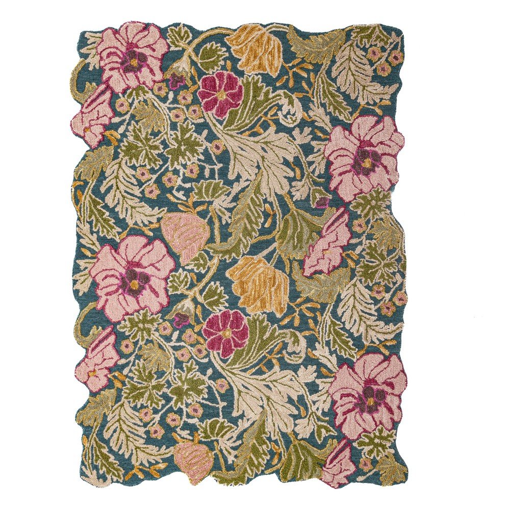 Kézi szövésű gyapjú szőnyeg 200x290 cm Daphne Shaped Floral – Flair Rugs