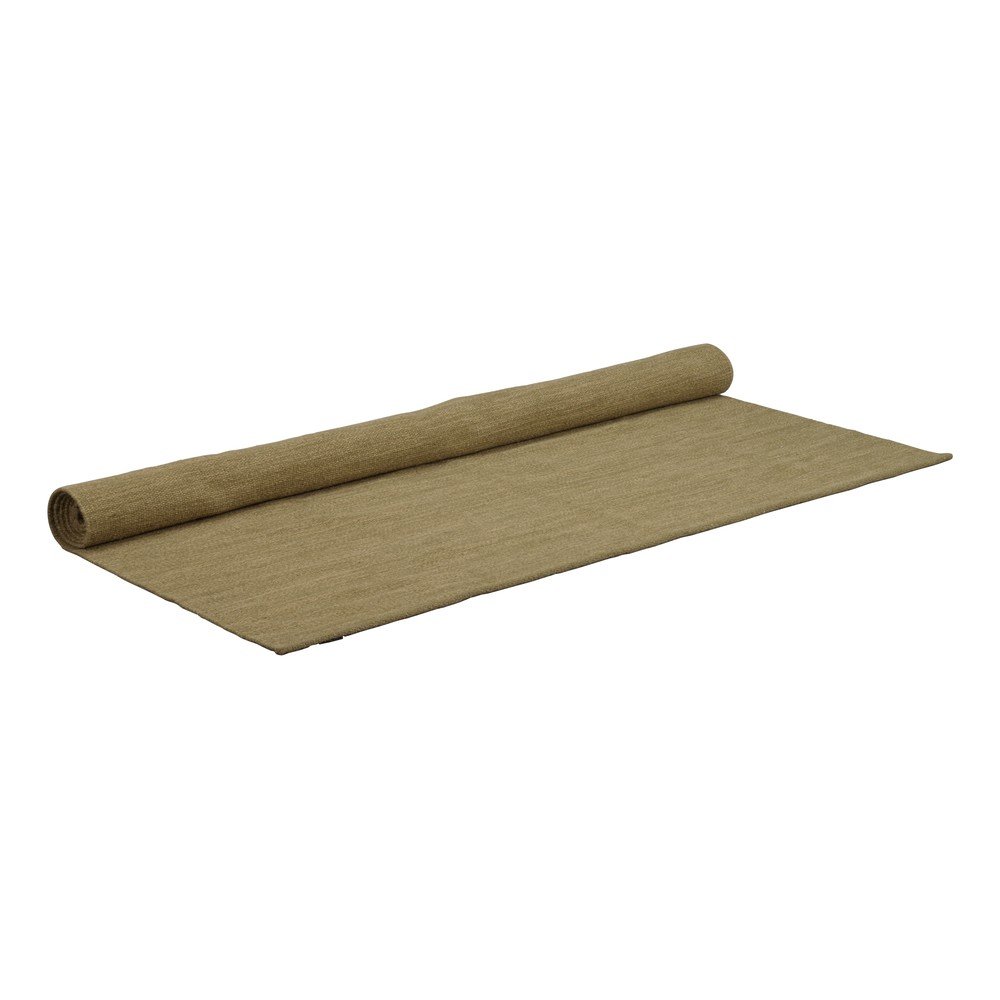 Khaki kézi szövésű gyapjú szőnyeg 200x290 cm Moorfields – Rowico